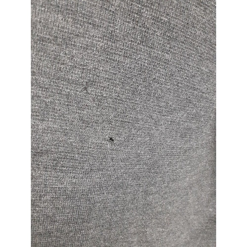 Lauren Ralph Lauren Women's Gray Merino Wool Crest Cardigan  Sweater Blazer XL - Picture 13 of 16